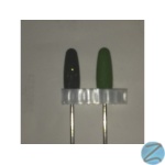 KIT PONTA DE SILICONE GM FOREDOM- PRETA GROSSA,VERDE MÉDIA