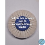 Roda de pelo de cabra num 29 para pome ameas e papilas - Imagem 1